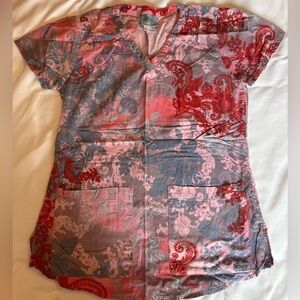 Greys Anatomy paisley print top
